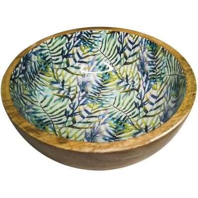 Croci Decal Mango Leaf Pet Bowl - 15cm - 460ml Croci Decal Mango Leaf Pet Bowl - 15cm - 460ml