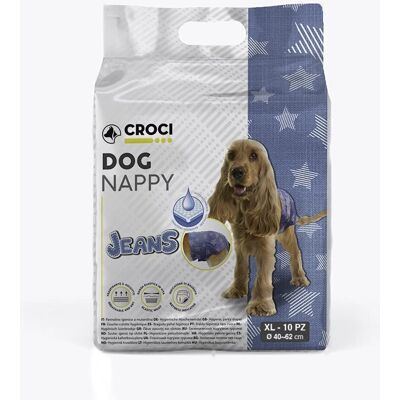 CROCI XL Nappy Jeans Diapers for Dogs CROCI XL Nappy Jeans Diapers for Dogs