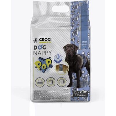 Croci Dog Nappy XL 60-85 cm - Hygiene Dog Diapers Croci Dog Nappy XL 60-85 cm - Hygiene Dog Diapers
