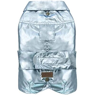 Croci Dog Coat - Azzurro - Removable Fleece - 30 cm - Waterproof Croci Dog Coat - Azzurro - Removable Fleece - 30 cm - Waterproof