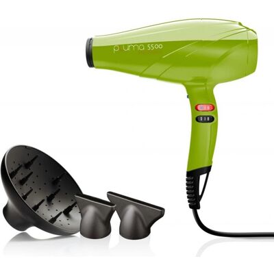 GA.MA Pluma 5500 Hajvasaló - Professzionális, Zöld, 2400W GA.MA Pluma 5500 Hajvasaló - Professzionális, Zöld, 2400W
