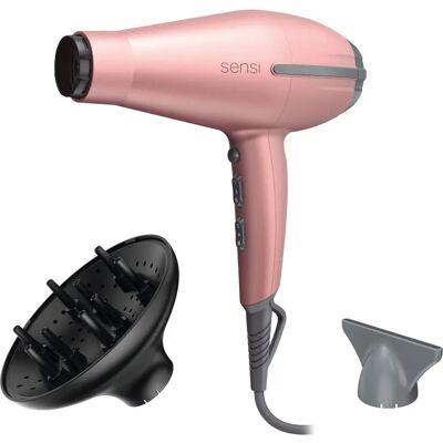 Ga.Ma GH3319 Phon Fön 2200W - 3 Temp, 2 Geschwindigkeit, Keramik, Rosa Ga.Ma GH3319 Phon Fön 2200W - 3 Temp, 2 Geschwindigkeit, Keramik, Rosa