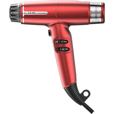 GA.MA Roter Haartrockner - Leicht, 1500W, Ioni-Technologie GA.MA Roter Haartrockner - Leicht, 1500W, Ioni-Technologie