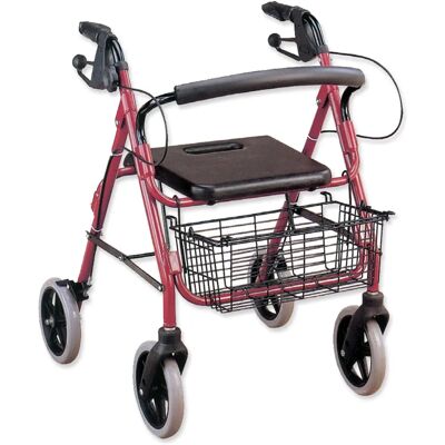 Gima Rollator mit Höhenverstellung - Unterstützung bis 100kg Gima Rollator mit Höhenverstellung - Unterstützung bis 100kg