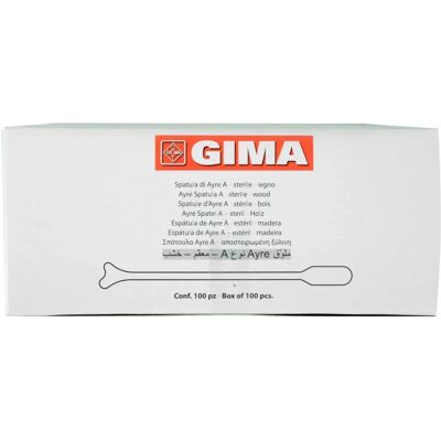 Spatule Gynécologique en Bois Stérile GIMA - 18cm Spatule Gynécologique en Bois Stérile GIMA - 18cm