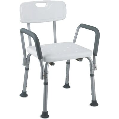 Sedia da doccia Gima - Regolabile in altezza, 100kg di portata Sedia da doccia Gima - Regolabile in altezza, 100kg di portata