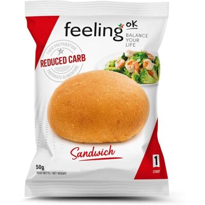 Feeling Ok Sandwich Start - Spuntino Vegano a Basso Contenuto di Carboidrati Feeling Ok Sandwich Start - Spuntino Vegano a Basso Contenuto di Carboidrati