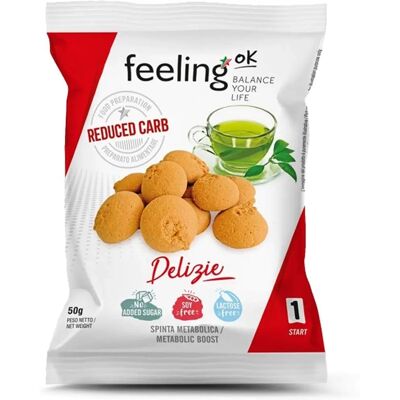 Feeling Ok Delizia Vaniglia-Limone Start - Biscotti Feeling Ok Delizia Vaniglia-Limone Start - Biscotti