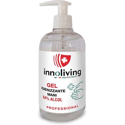Innoliving INMD-007 Disinfettante Mani - 500ml - Gel Alcoholico Innoliving INMD-007 Disinfettante Mani - 500ml - Gel Alcoholico