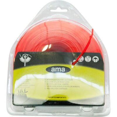 AMA Monofilo Filo per decespugliatore - 2,70mm, 55m, Arancione - Linea da taglio AMA Monofilo Filo per decespugliatore - 2,70mm, 55m, Arancione - Linea da taglio
