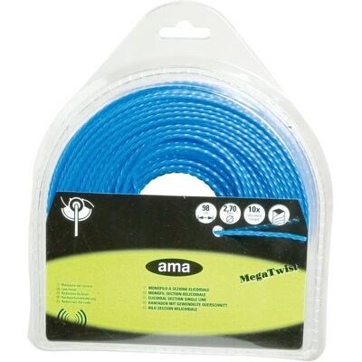 AMA - Filo Megatwist - linea in nylon 3,3mm - 32m AMA - Filo Megatwist - linea in nylon 3,3mm - 32m