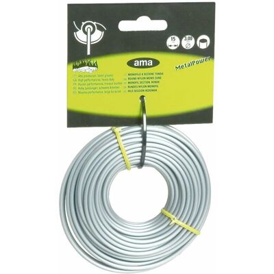 Ama Monofilo Metal Power 3,00X15mt - bianco - filo per decespugliatore Ama Monofilo Metal Power 3,00X15mt - bianco - filo per decespugliatore