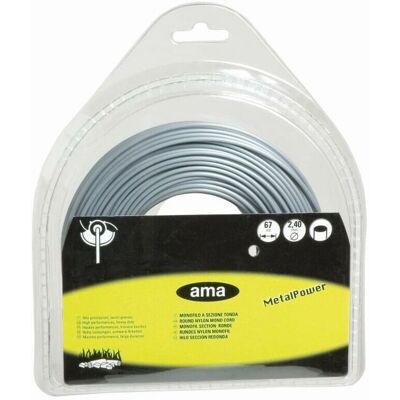 AMA - Metal Power - 2.4 mm - 67 m - Filo per decespugliatore AMA - Metal Power - 2.4 mm - 67 m - Filo per decespugliatore