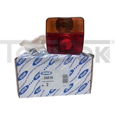Ama - AMA - 100x50x105 mm - Interasse 45/55 mm - Fanale posteriore Ama - AMA - 100x50x105 mm - Interasse 45/55 mm - Fanale posteriore