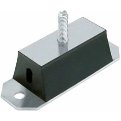 Ama Modello rettangolare forato - supporto - 100x40 - M12 Ama Modello rettangolare forato - supporto - 100x40 - M12