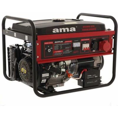 AMA QF6000 3PH - Generatore trifase a benzina - 6.5 kW - Autonomia 10h AMA QF6000 3PH - Generatore trifase a benzina - 6.5 kW - Autonomia 10h