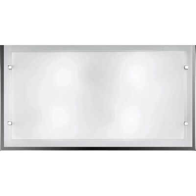 Perenz Plafoniera Rettangolare Moderna in Vetro - Luce da Soffitto Perenz Plafoniera Rettangolare Moderna in Vetro - Luce da Soffitto