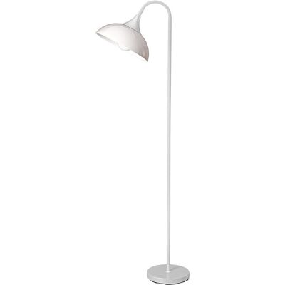 Lampada da terra Swan Perenz - Design Moderno Bianco Acciaio e Gomma Lampada da terra Swan Perenz - Design Moderno Bianco Acciaio e Gomma