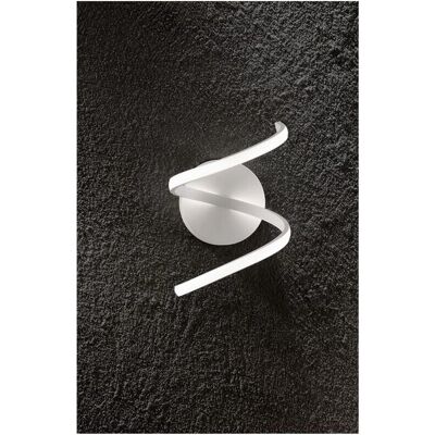 Perenz Lampada da Parete LED a Spirale - Metallo Bianco Moderno 18W 4000K Perenz Lampada da Parete LED a Spirale - Metallo Bianco Moderno 18W 4000K