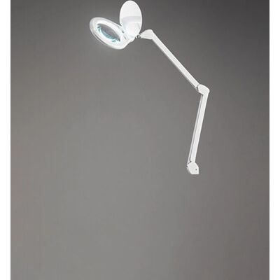 PERENZ 5333blc Lampada da Scrivania con Lente Regolabile - Bianco PERENZ 5333blc Lampada da Scrivania con Lente Regolabile - Bianco