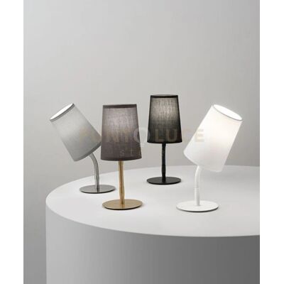 Lampada da Tavolo Moderna Grigia in Metallo Perenz - Luce da Scrivania Lampada da Tavolo Moderna Grigia in Metallo Perenz - Luce da Scrivania
