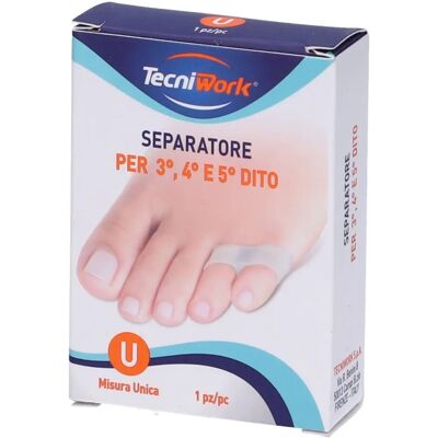 Separatore Dita Tecniwork - Per dita dal 3° al 5° - Dispositivo medico Separatore Dita Tecniwork - Per dita dal 3° al 5° - Dispositivo medico