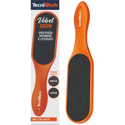 Lima per piedi Tecniwork Spa - Rimuove calli - Arancio Lima per piedi Tecniwork Spa - Rimuove calli - Arancio