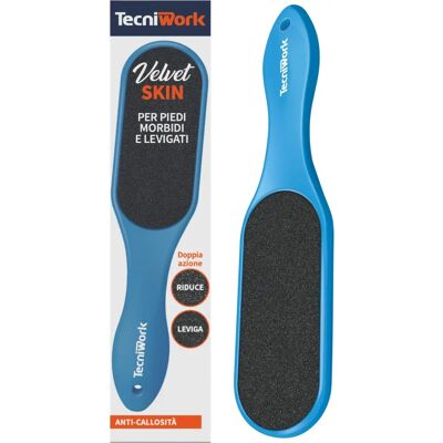 Tecniwork Spa Velvet Skin Celeste - Lima per piedi e calli Tecniwork Spa Velvet Skin Celeste - Lima per piedi e calli
