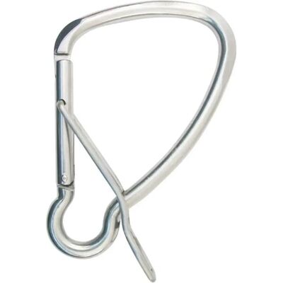 Gancho de amarre KONG con resorte - Acero inoxidable 20cm Gancho de amarre KONG con resorte - Acero inoxidable 20cm