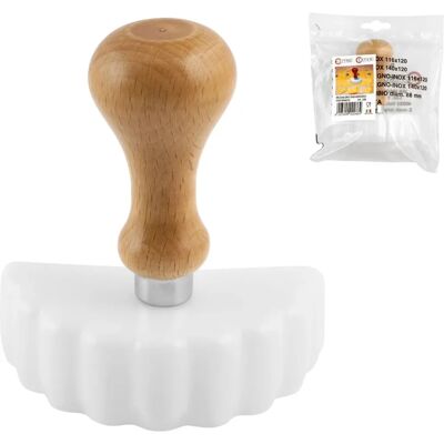 ELETTRO CENTER - Coupe-pâtes avec manche en bois - Coupe raviolis ELETTRO CENTER - Coupe-pâtes avec manche en bois - Coupe raviolis