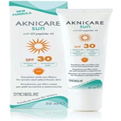 Synchroline Aknicare Sun SPF 30 - Emulsie de protecție solară Synchroline Aknicare Sun SPF 30 - Emulsie de protecție solară