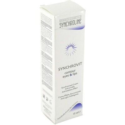 Crème Synchrovit de Synchroline à Effet Anti-Rides & Fatigue - Contour Yeux & Lèvres - Publicité Crème Synchrovit de Synchroline à Effet Anti-Rides & Fatigue - Contour Yeux & Lèvres - Publicité