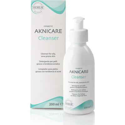 Detergent Synchroline Aknicare 200 ml - Pentru pielea grasă și cu tendință acneică Detergent Synchroline Aknicare 200 ml - Pentru pielea grasă și cu tendință acneică