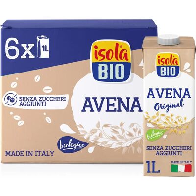 Isola Bio Bebida de Avena Orgánica - Pack Familiar 6L Isola Bio Bebida de Avena Orgánica - Pack Familiar 6L
