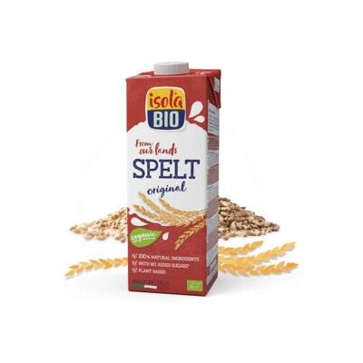 Latte di farro biologico Isola Bio - Bevanda vegetale, 1L Latte di farro biologico Isola Bio - Bevanda vegetale, 1L