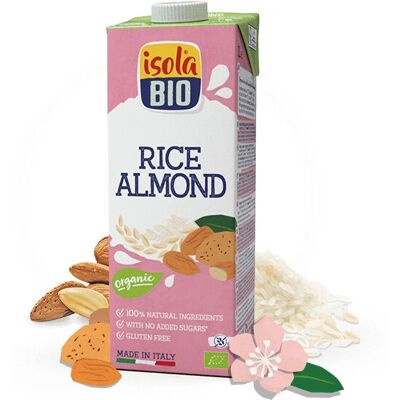 Bevanda biologica di riso e mandorle - Latte vegetale Bevanda biologica di riso e mandorle - Latte vegetale