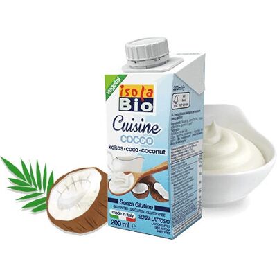 Isola Bio Crema di Cocco Bio - Crema Vegetale 200ml Isola Bio Crema di Cocco Bio - Crema Vegetale 200ml