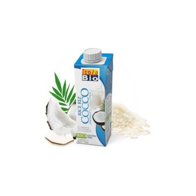 Bebida orgánica de arroz y coco de Isola Bio - Leche vegetal Bebida orgánica de arroz y coco de Isola Bio - Leche vegetal