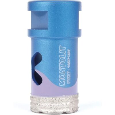 Fresa de diamante Montolit FS27 para perforación en seco y húmedo Fresa de diamante Montolit FS27 para perforación en seco y húmedo