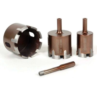 Montolit FT60 - Broca de diamante 60mm para perforación seca/húmeda - Broca rotatoria Montolit FT60 - Broca de diamante 60mm para perforación seca/húmeda - Broca rotatoria