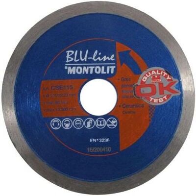 Montolit CSE115 Disco de Diamante 115 mm para Azulejos Montolit CSE115 Disco de Diamante 115 mm para Azulejos