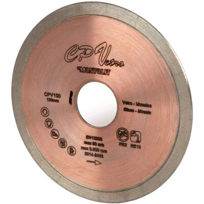 Montolit CPV100 Disco de diamante - Baldosas de vidrio Montolit CPV100 Disco de diamante - Baldosas de vidrio