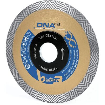 Disco de diamante Montolit Cx115 - Porcelana, Granito, Piedra - Herramienta de corte de diamante Disco de diamante Montolit Cx115 - Porcelana, Granito, Piedra - Herramienta de corte de diamante