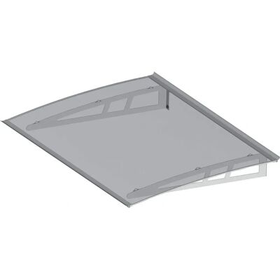 Tenda a pensilina Garden friend P1327015 - 140x100cm, Grigia, Resistente ai raggi UV Tenda a pensilina Garden friend P1327015 - 140x100cm, Grigia, Resistente ai raggi UV