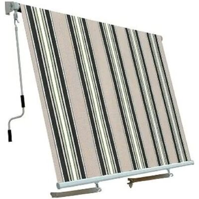 GARDEN FRIEND 245x300cm Righe Verdi Tenda a Caduta GARDEN FRIEND 245x300cm Righe Verdi Tenda a Caduta