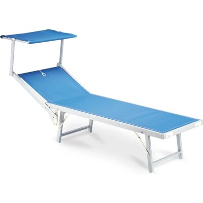 Silla de playa Biacchi L1532418 - Azul aluminio - Tumbona/Silla Silla de playa Biacchi L1532418 - Azul aluminio - Tumbona/Silla