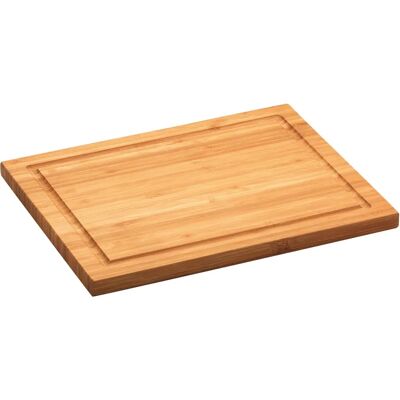 Biacchi Gianfranco Tabla de Cocina de Bambú - Rectangular, Con Canaleta, Ecológica Biacchi Gianfranco Tabla de Cocina de Bambú - Rectangular, Con Canaleta, Ecológica