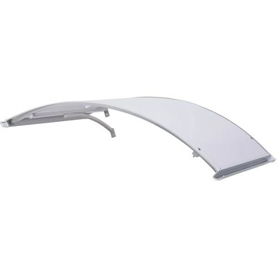 Toldo de arco de aluminio Biacchi - Gris - Soporte y cubierta de policarbonato Toldo de arco de aluminio Biacchi - Gris - Soporte y cubierta de policarbonato