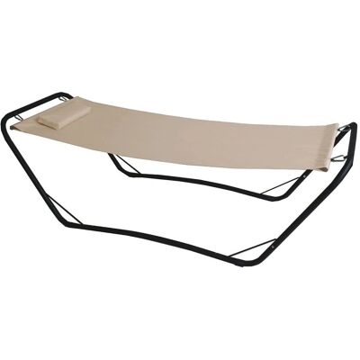 Garden Friend Java Staal PVC Beige Hangmat - Buitenontspanning Garden Friend Java Staal PVC Beige Hangmat - Buitenontspanning