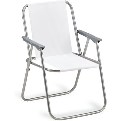 Silla de camping blanca Gianfranco Biacchi - Silla de camping Silla de camping blanca Gianfranco Biacchi - Silla de camping